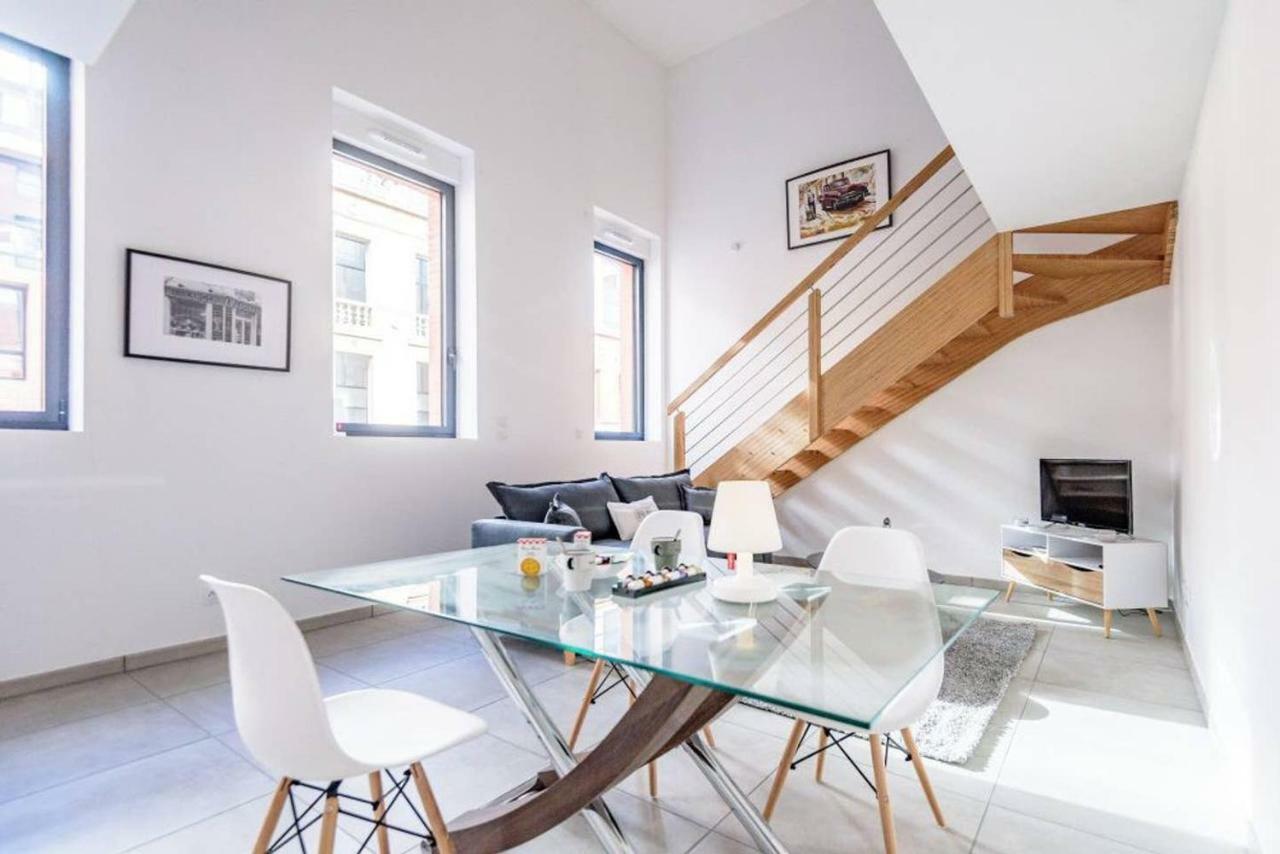 002 - Appartement Duplex Moderne - Jeanne D Arc, Toulouse Ngoại thất bức ảnh